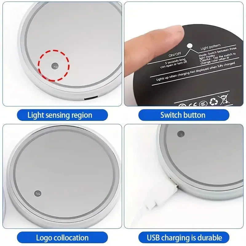 Color-Changing LED Car Coasters™